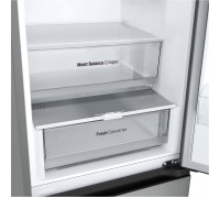 LG LG | Šaldytuvas | GBV3100DPY | Energy efficiency class D | Free standing | Combi | Height 186 cm | No Frost system | Šaldytuvas net capacity 234 L | Šaldiklis net capacity 110 L | Ekranas | 35 dB | Sidabrinis