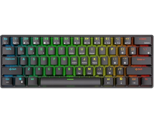 Royal Kludge  Royal Kludge RK61 RGB, Brown Switch (Black)
