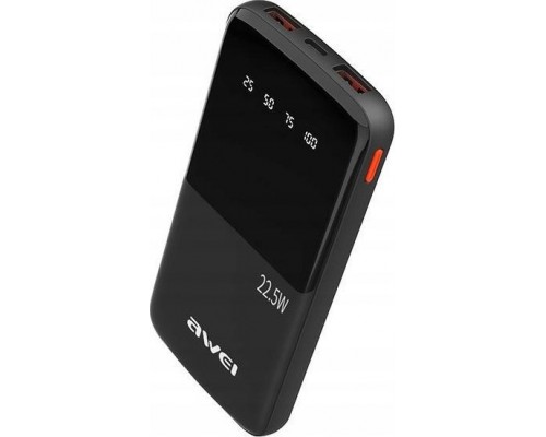 Awei AWEI PowerBank P10K 10000 mAh 22.5W Black/black