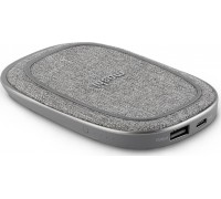 Moshi Porto Q 5K Portable Battery with Built-in Wireless Charger - Nordic Gray