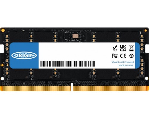 Origin Systems 16GB DDR5 4800MHz SODIMM 1Rx8 Non-ECC 1.1V moduł pamięci 1 x 16 GB