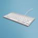 R-GO Tools R-Go Tools Ergonomiczna R-Go Compact Break klawiatura, z oprogramowaniem do robienia przerw, QWERTY (ES), przewodowa, biała