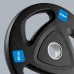 Rebel Set obciążeń cast ironch rubberizedch 2x15kg