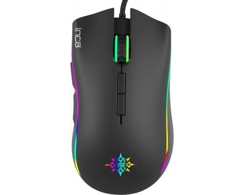 Inca INCA Gaming Maus IMG-349    6400 DPI, RGB, 7 Tasten, USB, SW retail