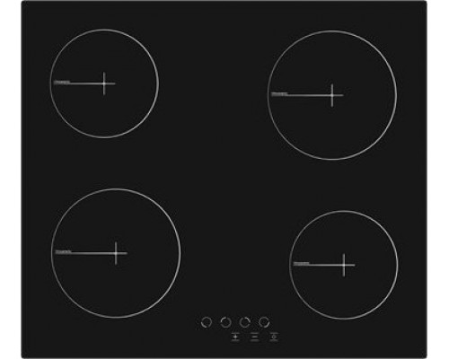 Simfer Simfer | Hob | H6.040.DECSP | Vitroceramic | Number of burners/cooking zones 4 | Touch | Black