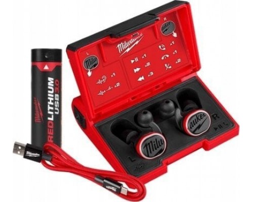 Sourcing MILWAUKEE L4RLEPB-301 BLUETHOOTH EARPLUGS RECHARGEABLE BY USB