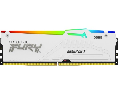 Kingston Fury Beast RGB, DDR5, 16 GB, 6000MHz, CL36 (KF560C36BWE2A-16)