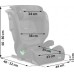 FNukido FLouis Soft czarno-szary 15-36 kg ISOFIX