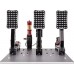Simagic Simagic P2000 Hydraulic 3-Pedal Set, 200KG Loadcell - Crimson Edition one siwith e