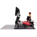 Simagic Simagic P2000 Hydraulic 3-Pedal Set, 200KG Loadcell - Crimson Edition one siwith e
