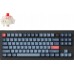 Keychron - V3 Max QMK/VIA Wireless Custom Mechanical  -  Fully Assembled Knob Red