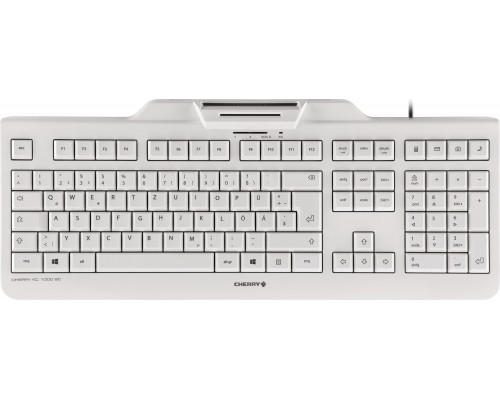 CHERRY KC 1000 SC klawiatura USB QWERTY Skandynawia Czarny