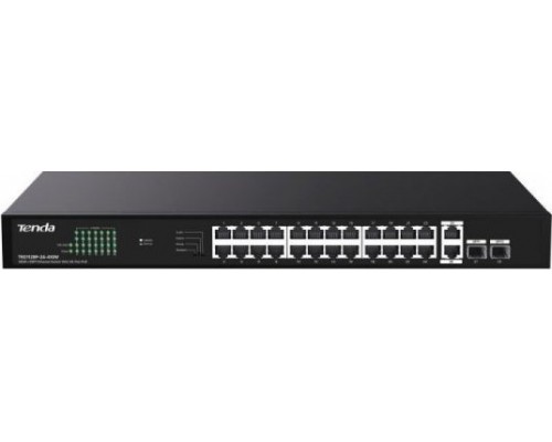Switch  Tenda TEG1128P-24-410W 26x1GbE 2xSFP PoE
