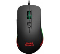 Mars Gaming MM118 Gaming Mouse with Additional Buttons / RGB / 400 - 9800 DPI / USB / Black