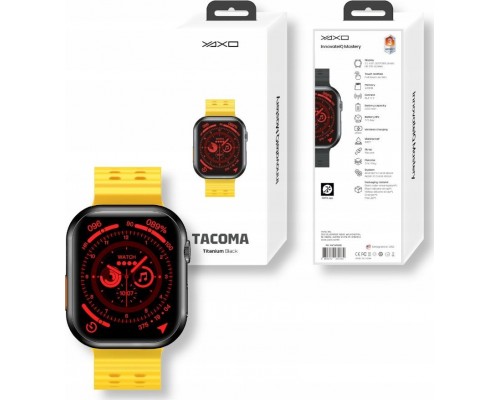 YAXO Smartwatch TACOMA Titanium Black