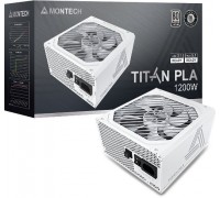 Montech Montech Titan PLA 1200W - 80 PLUS & Cybenetics Platinum Netzteil, modular, PCIe 5.1 - 1200 Watt, weiß