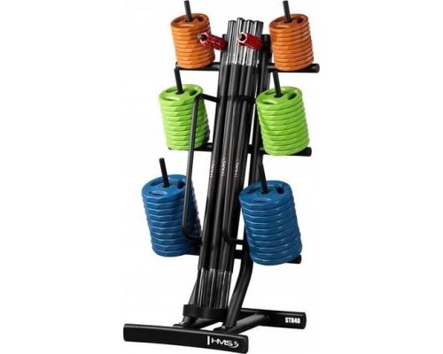 ZESTAW TRAINING PUMP SBP22 SZTANGA 10 x 20 KG (200 KG) + STOJAK STR40 HMS