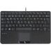 Perixx PERIBOARD-525 DE B Mini-USB-klawiatura z touchpadem czarny
