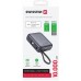 Swissten Power Bank 10000 mAh with Built-In Cables USB-C and Lightning