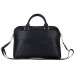 Bag Guess Grained Zipper Pocket Triangle Logo 15" black
