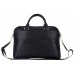 Bag Guess Grained Zipper Pocket Triangle Logo 15" black
