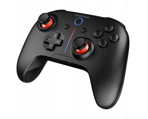 Rampage Hydra Kontroler gamingowy RGB bezwire pad black