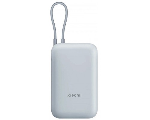 Xiaomi 33W Power Bank (Integrated Cable) | 10000 mAh | USB-C | Ice Mėlyna