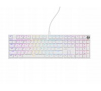KLAWIATURA DLA GRACZY GENESIS THOR 404 US PODŚWIETLENIE RGB MECHANICZNA BIAŁA OUTEMU PEACH SILENT