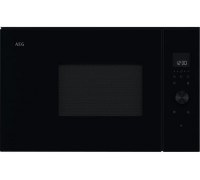 Juodos spalvos 36cm aukščio įmontuojama mikrobangų krosnelė AEG TB6SM171DB