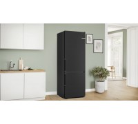 Bosch  NoFrost  440 L  augstums 203 cm  melna - Ledusskapis
