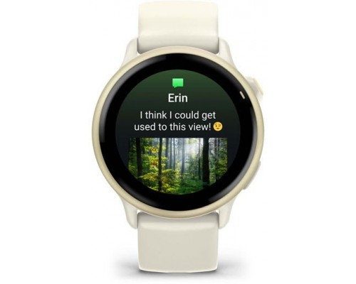 Garmin vívoactive® 6, Lunar Gold with Bone Band