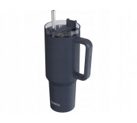 Quokka Stream -   of steel stainlessj 1200 ml with a straw (Graphite)