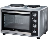Oven w/hotplates, 60L, steel