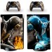 Naklejki Skórki na PlayStation 5 orawith  Pady Motyw Mortal Kombat