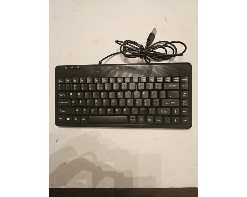 Perixx PERIBOARD-409 H, US, Mini USB-klawiatura, 2 Hubs, czarny (US-Layout)