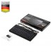 Perixx PERIBOARD-409 H, US, Mini USB-klawiatura, 2 Hubs, czarny (US-Layout)