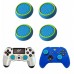 Gripy Nakładki for pada PS3 PS4 PS5 Xbox Gumki Analog Blue, Green 4x