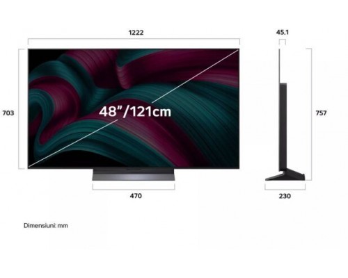 LG OLED48C51LA OLED 48'' 4K Ultra HD WebOS 25