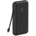 RivaCase 20 000 mAh, 30W, wbudowany kabel USB-C, USB-C, USB-A, Black (BPB024HQBK)