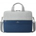 Rivacase 7522 GREY/DARK BLUE torba na laptop 35,6 cm (14") Briefcase Blue, Gray