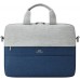Rivacase 7522 GREY/DARK BLUE torba na laptop 35,6 cm (14") Briefcase Blue, Gray
