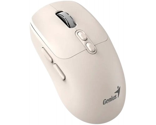 GENIUS myš NX-8080S BT/ duální Bluetooth + 2,4GHz/ 1600 dpi/ Copilot/ bezdrátová/ tichá/ béžová