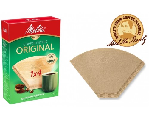 Melitta Papierowe filtry do kawy ORIGINAL 1x4 80szt, CLASSIC, rozmiar 4