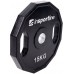 inSPORTline Rubberized load olympic Ruberton 15 kg black (15899)