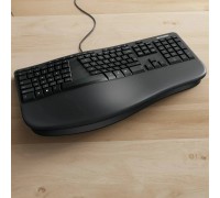 ERGONOMIC KEYBOARD EN-UK LAYOUT/QWERTY EN/FR/NL/DE BLACK EMEA