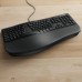 ERGONOMIC KEYBOARD EN-UK LAYOUT/QWERTY EN/FR/NL/DE BLACK EMEA