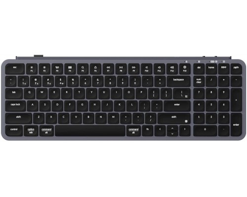Keychron B2 Pro Wireless (B2P-K1) - układ US - Ultra Low Profile Scissor - Kosmiczna szara (Pilka) Membraninę Belaidą Klawiaturę