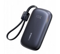 Baseus EnerFill FC21 QPow3 Ultra 10000mAh 22.5W  wyświetlaczem cyfrowym i odłączanym kablem - Black