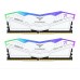 TeamGroup DDR5 - 16GB - 6400 - CL - 32 RGB white, dual kit TEM, memory (white, FF4D532G6400HC32ADC01, Delta RGB, INTEL XMP)