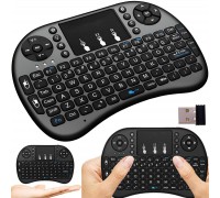 Retoo Mini klawiatura bezprzewodowa z touchpadem podświetlana do Smart TV BT Mini klawiatura bezprzewodowa z touchpadem podświetlana do Smart TV BT